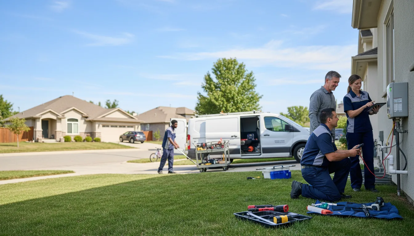Tankless water heater service in Colfax, IL
